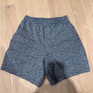 Lululemon Black and Gray Textured Shorts